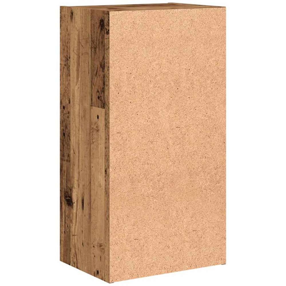 vidaXL 2 Shelf Old Wood Bookcase Image 7