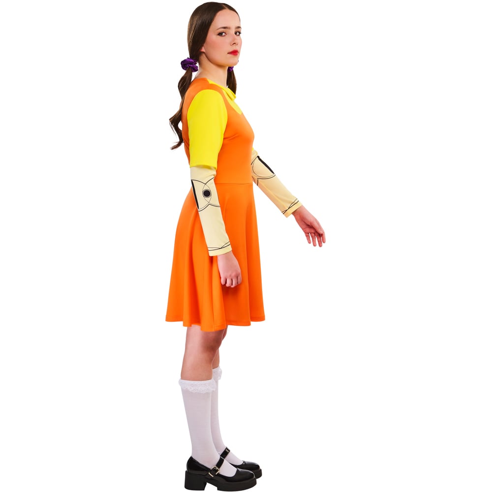 Squid Game Adult Classic Girl Doll Halloween Costume Large Image 3