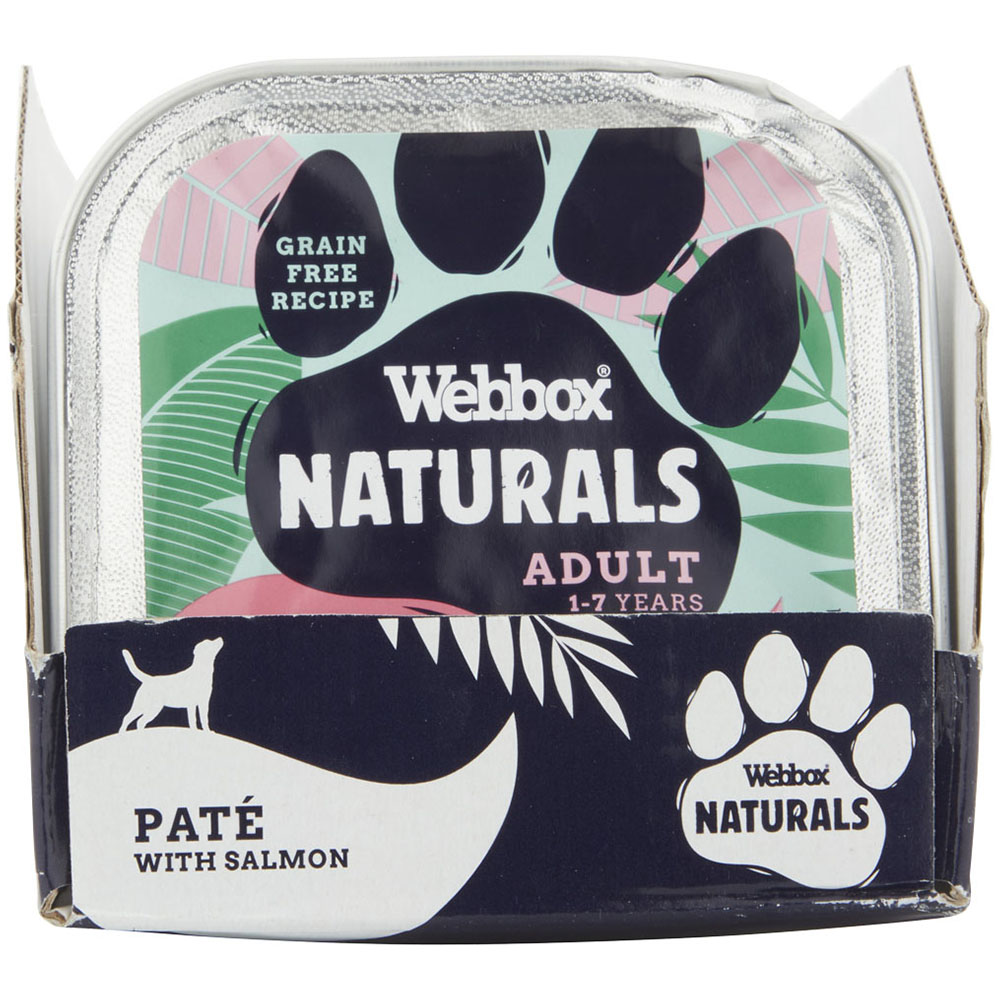 Webbox Natural Salmon Adult Dog Food Tin 150g Image 2