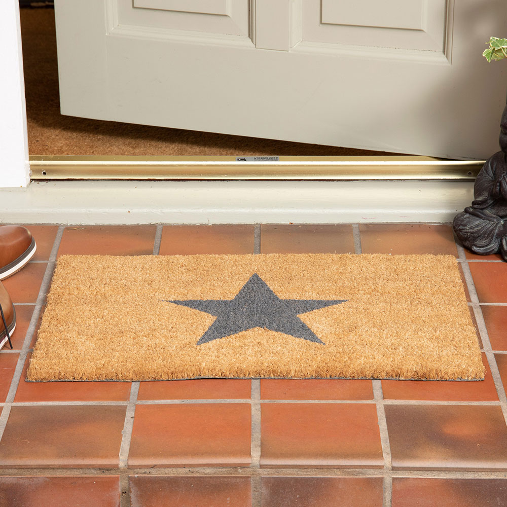 Esselle Astley Charcoal Coir Doormat 40 x 60cm Image 2