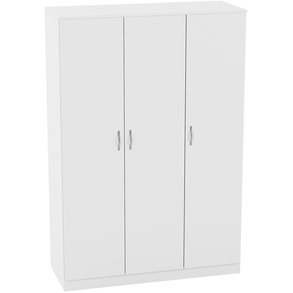 Vida Designs Riano 3 Door White Wardrobe Image 2