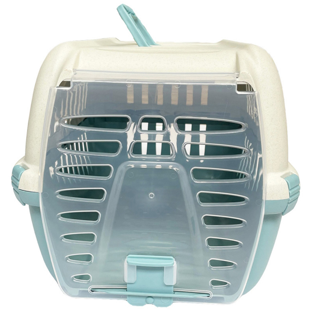 Happy Pet Panzer Light Blue Pet Carrier 50 x 33 x 31cm Image 3