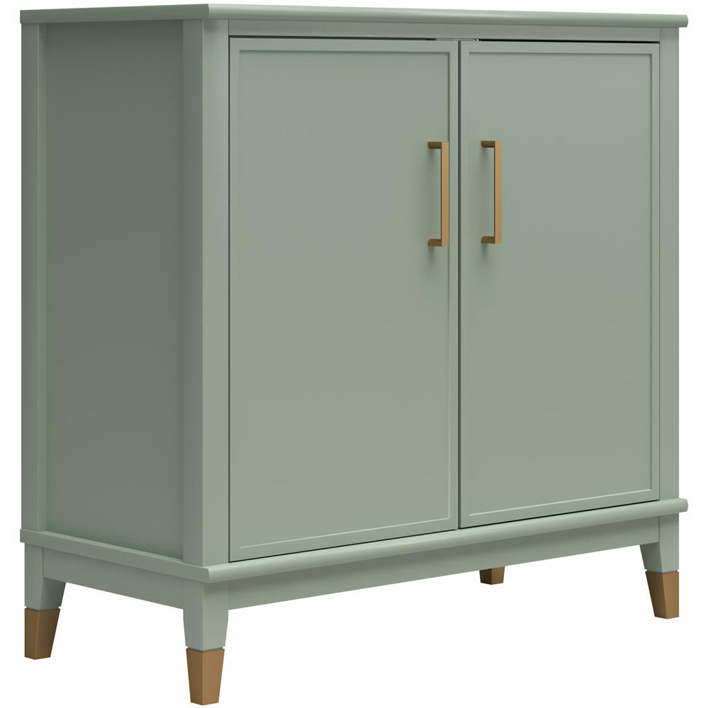 Dorel Westerleigh 2 Door Pale Green Accent Cabinet Image 2