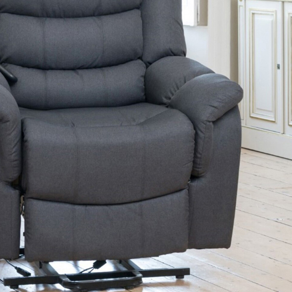 Artemis Home Colfax Dark Grey Massage and Heat Electric Recliner Chair Image 3