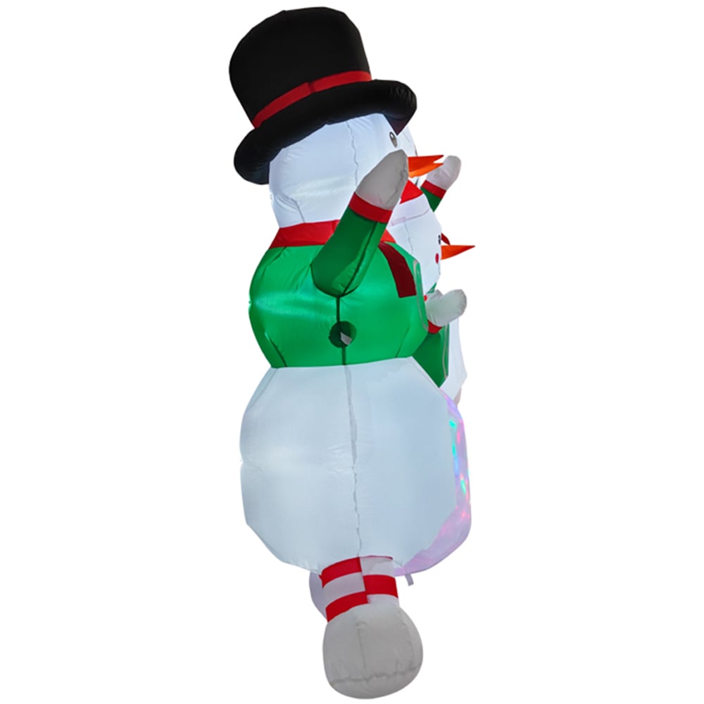 Living and Home Inflatable Snowmen Model LED Christmas Decoration 7.9ft Image 5