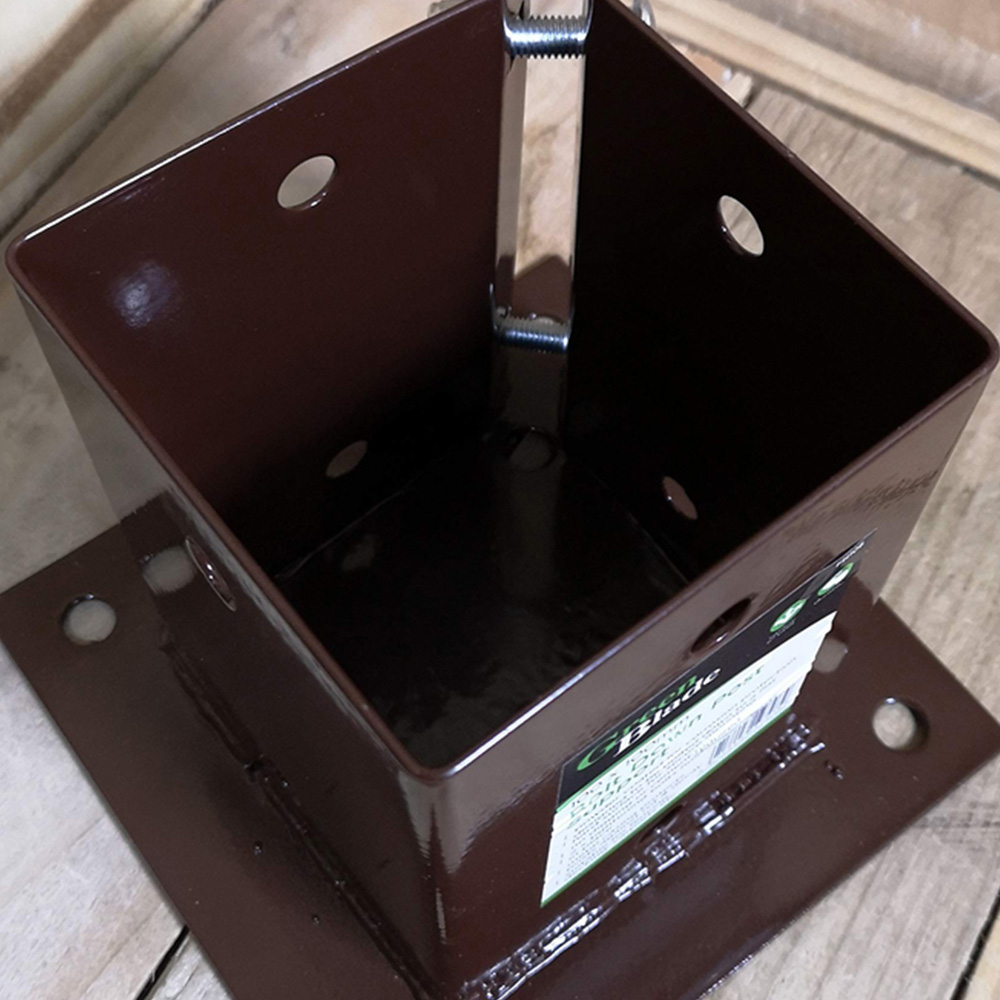 Samuel Alexander Metal Garden Fence Post Holder 100 x 100mm Image 5