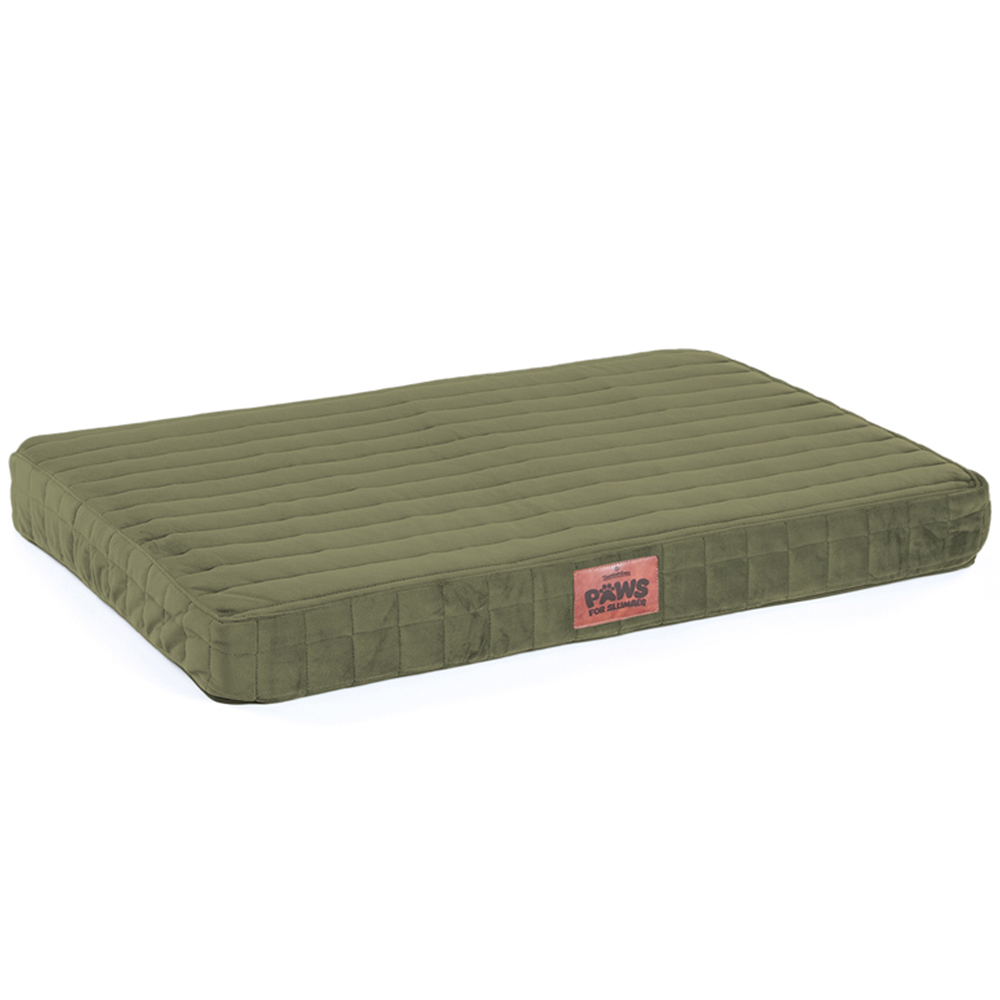 Slumberdown Medium Green Orthopaedic Pet Bed Image 1