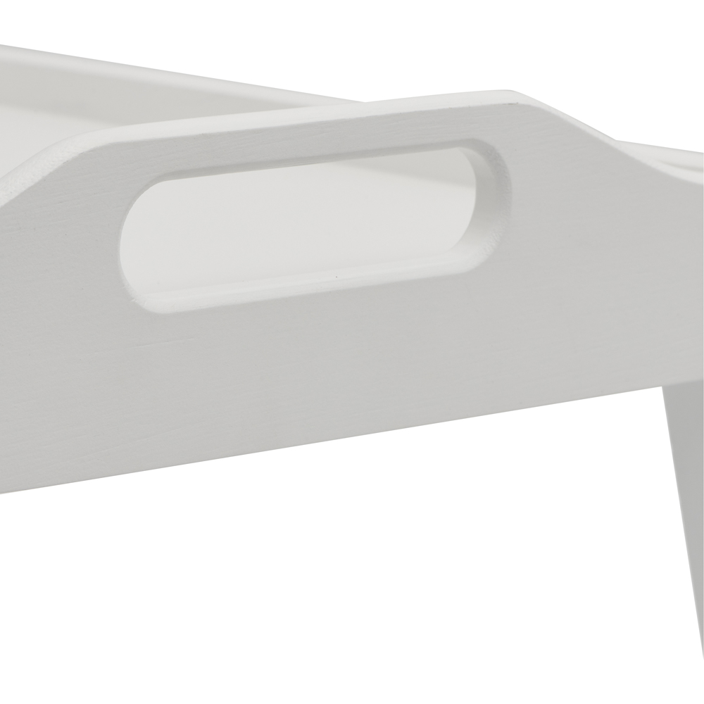 Wilko White Foldable Legs Laptray Image 4