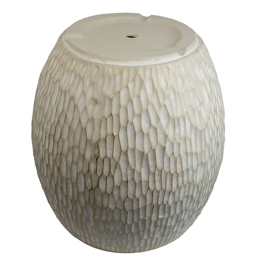 Leaf Inoke Stone Embossed Composite Planter 43cm Image 5