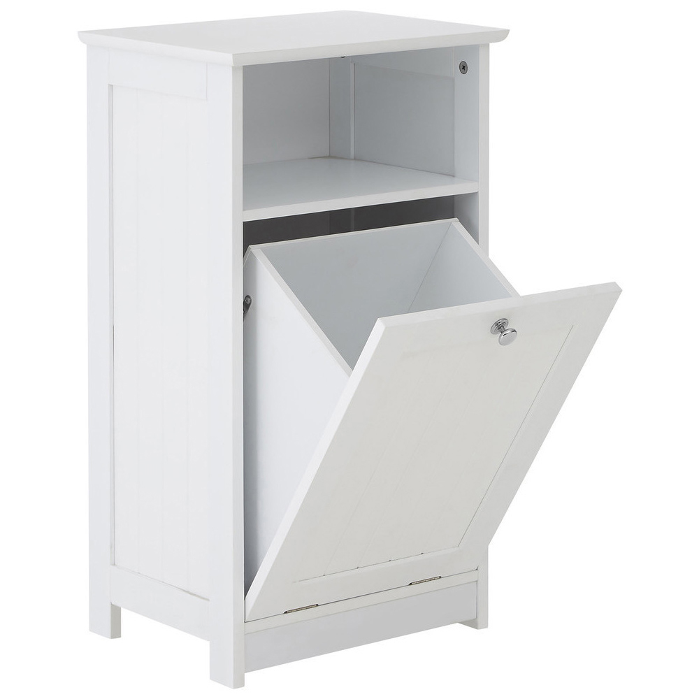 Premier Housewares Single Door White Portland Floor Cabinet Image 6