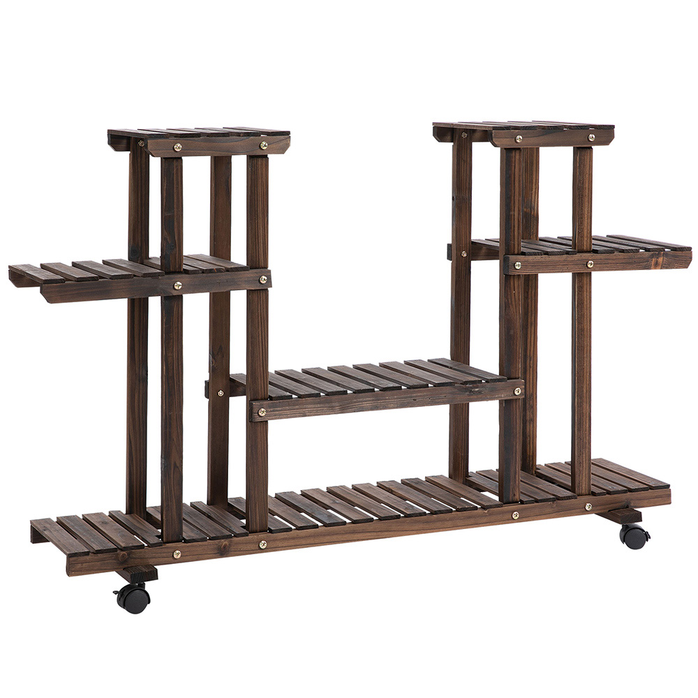 Outsunny Plant Stand 123.5 x 33 x 80cm Wilko