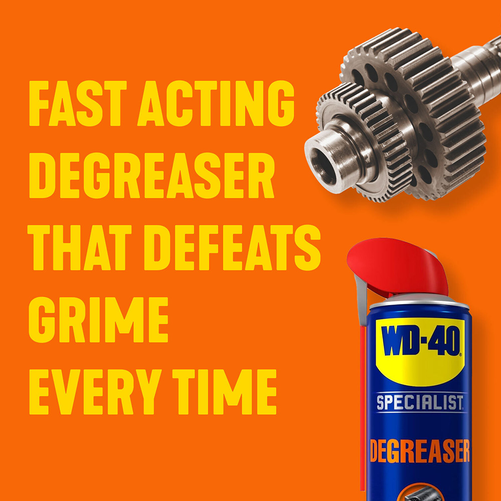 WD-40 Multi-Use Lubricant 450ml with Specialist Degreaser 500ml Image 5