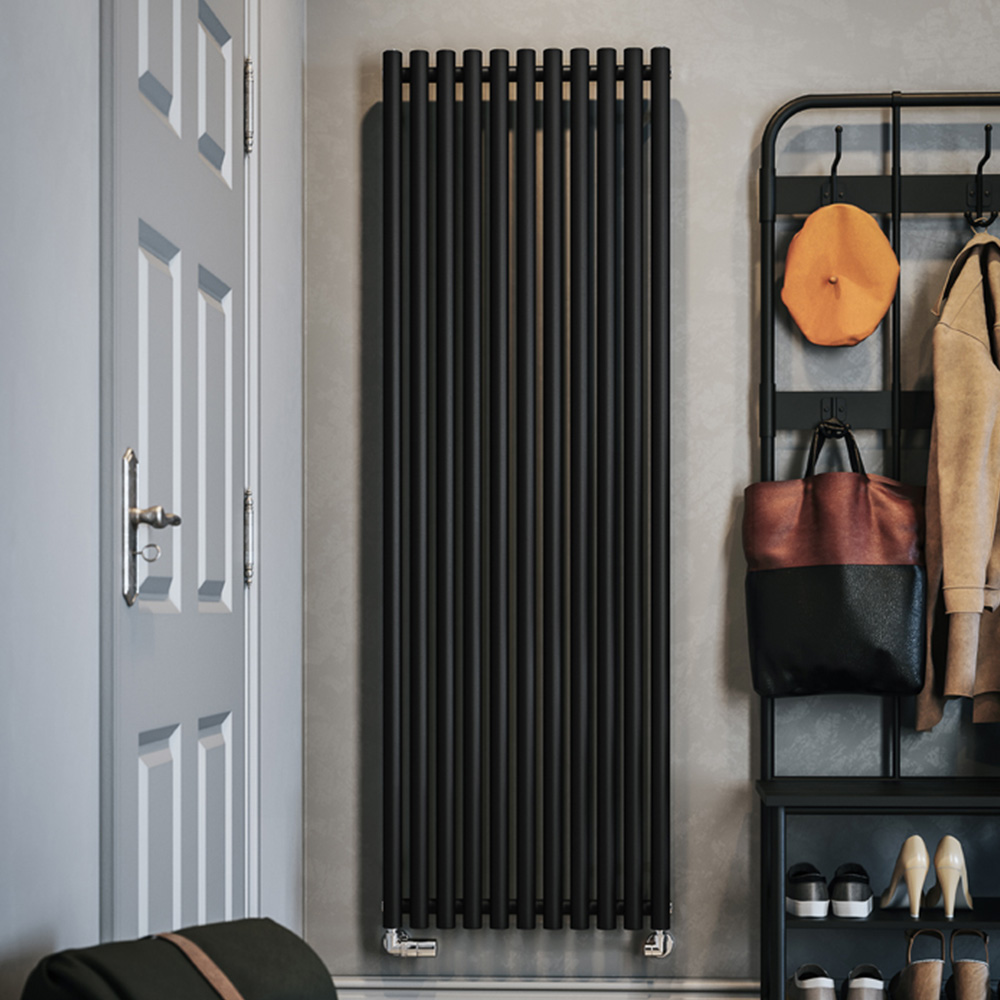 Terma Rolo Room 4297 BTU Heban Black Radiator 1800 x 590mm Image 8