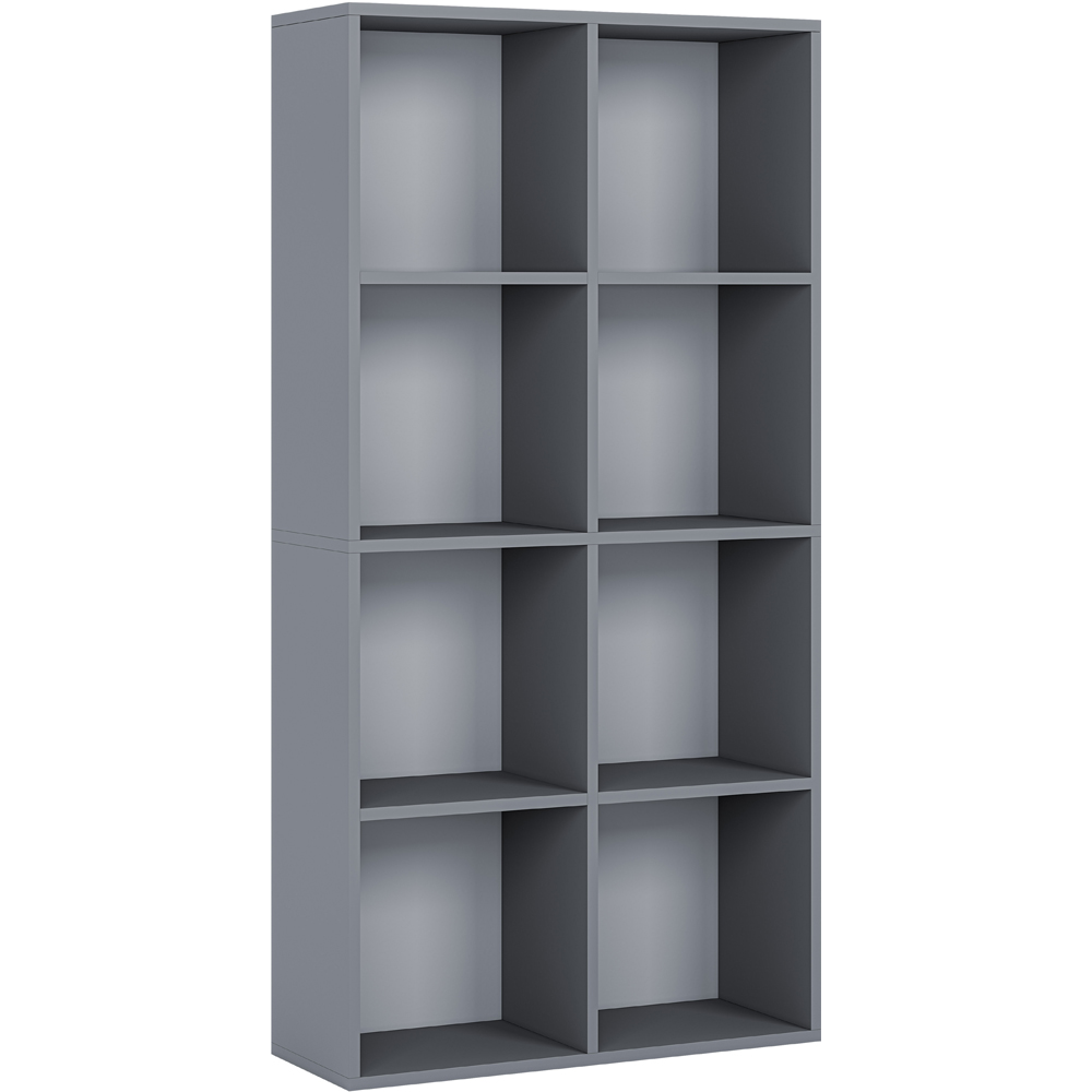 VIDA DESIGNS 8 Shelf Grey Cube Storage Unit Image 2