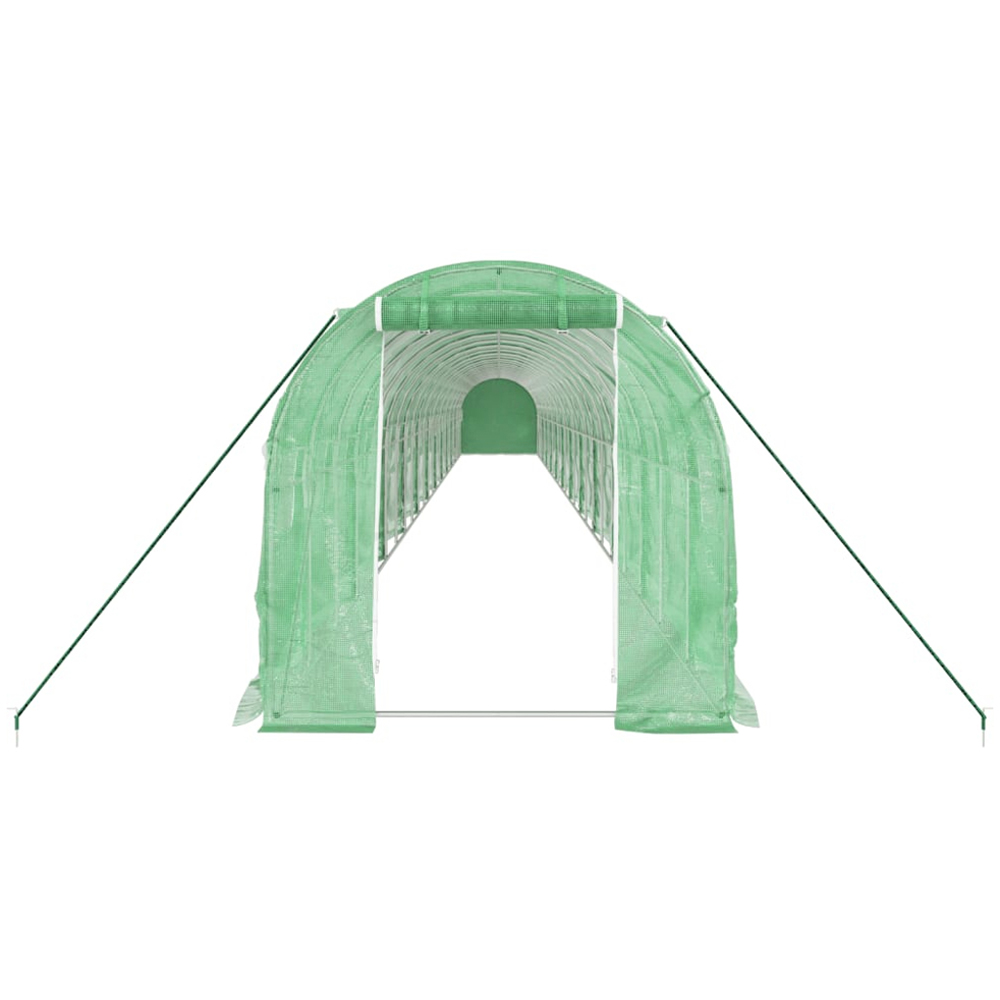 vidaXL Green 6.5 x 78.7ft Greenhouse Image 3