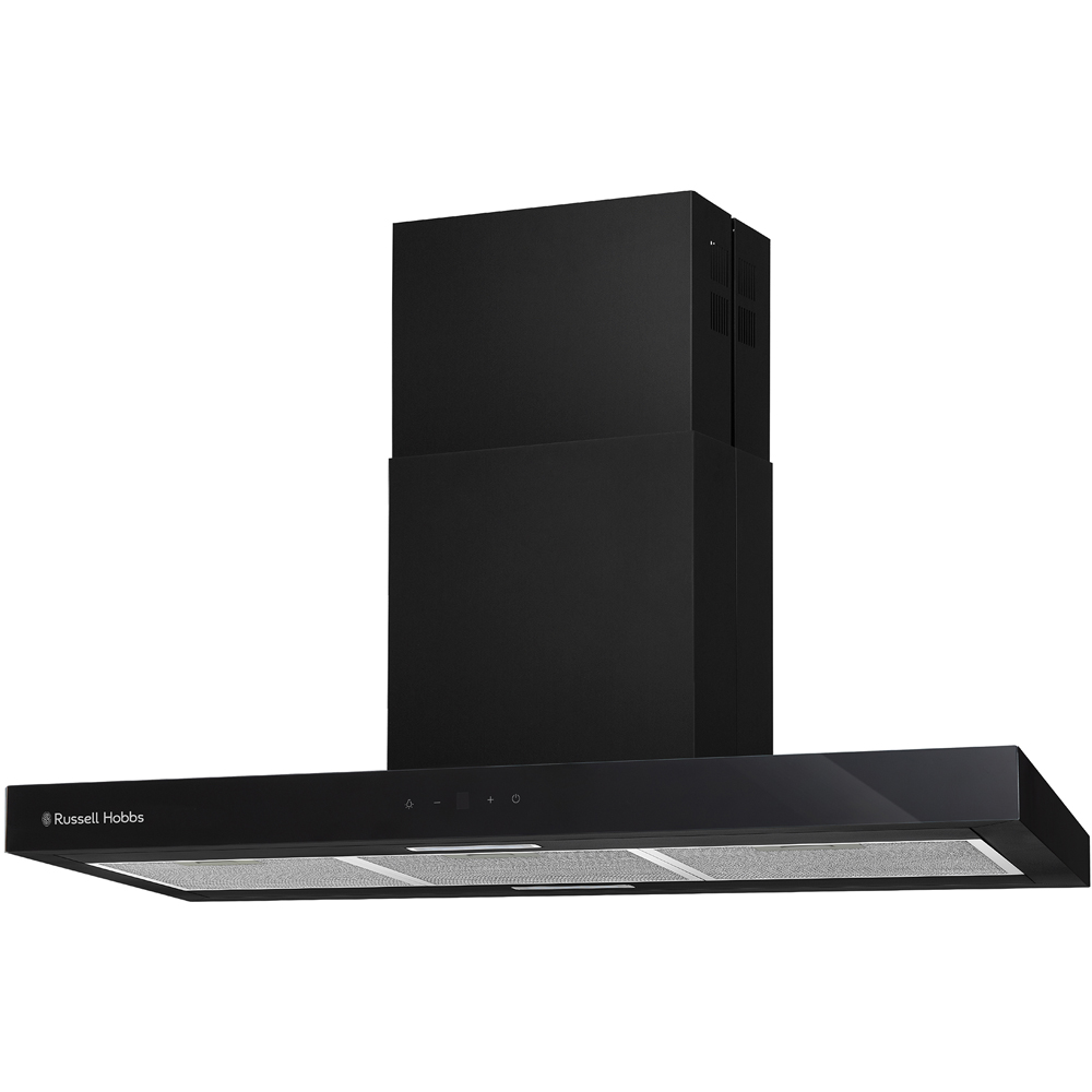 Russell Hobbs RHICH904B Black Island Cooker Hood 90cm Image 2