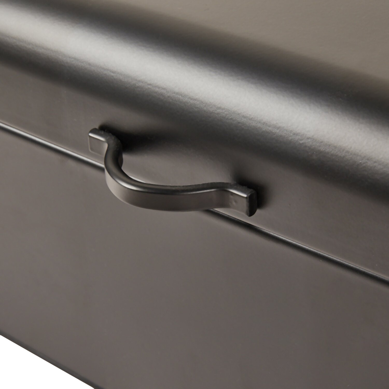 Black Rectangular Bread Bin - Black Image 4