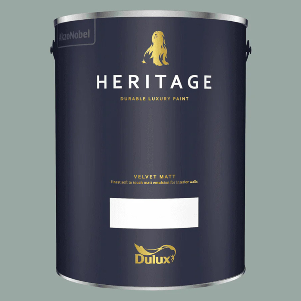 Dulux Heritage Walls and Ceilings Rosemary Leaf Velvet Matt Emulsion Paint 5L Image 2