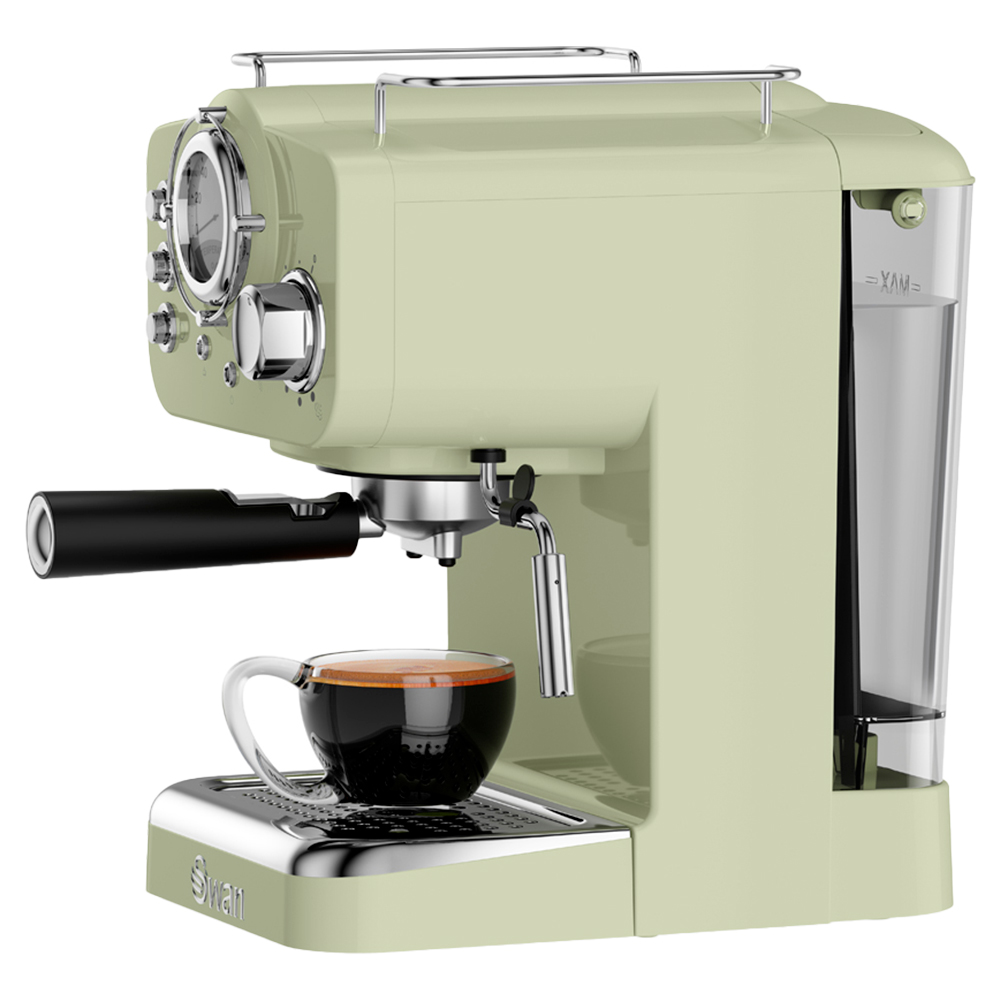 Swan SK22110GN Green Pump Espresso Coffee Machine 1100W Image 3