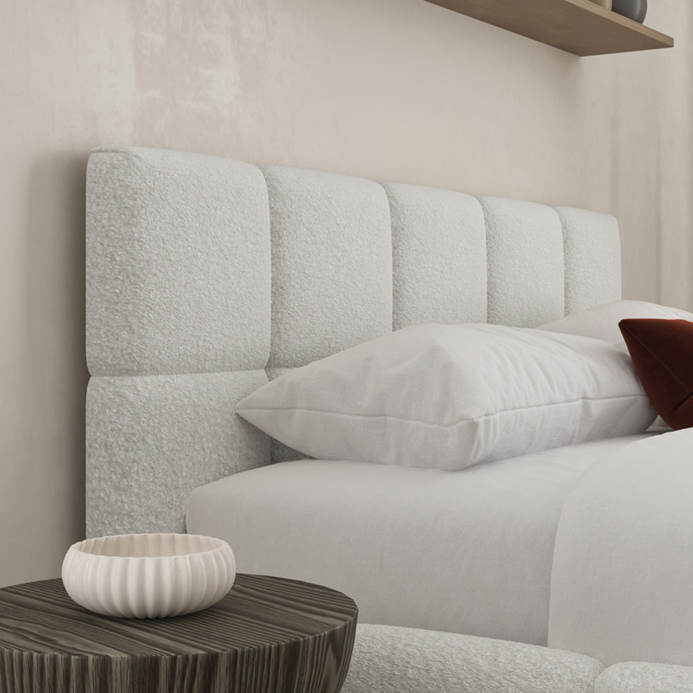 DS Living Ovella Single Dove Cubed Bed Frame Image 2