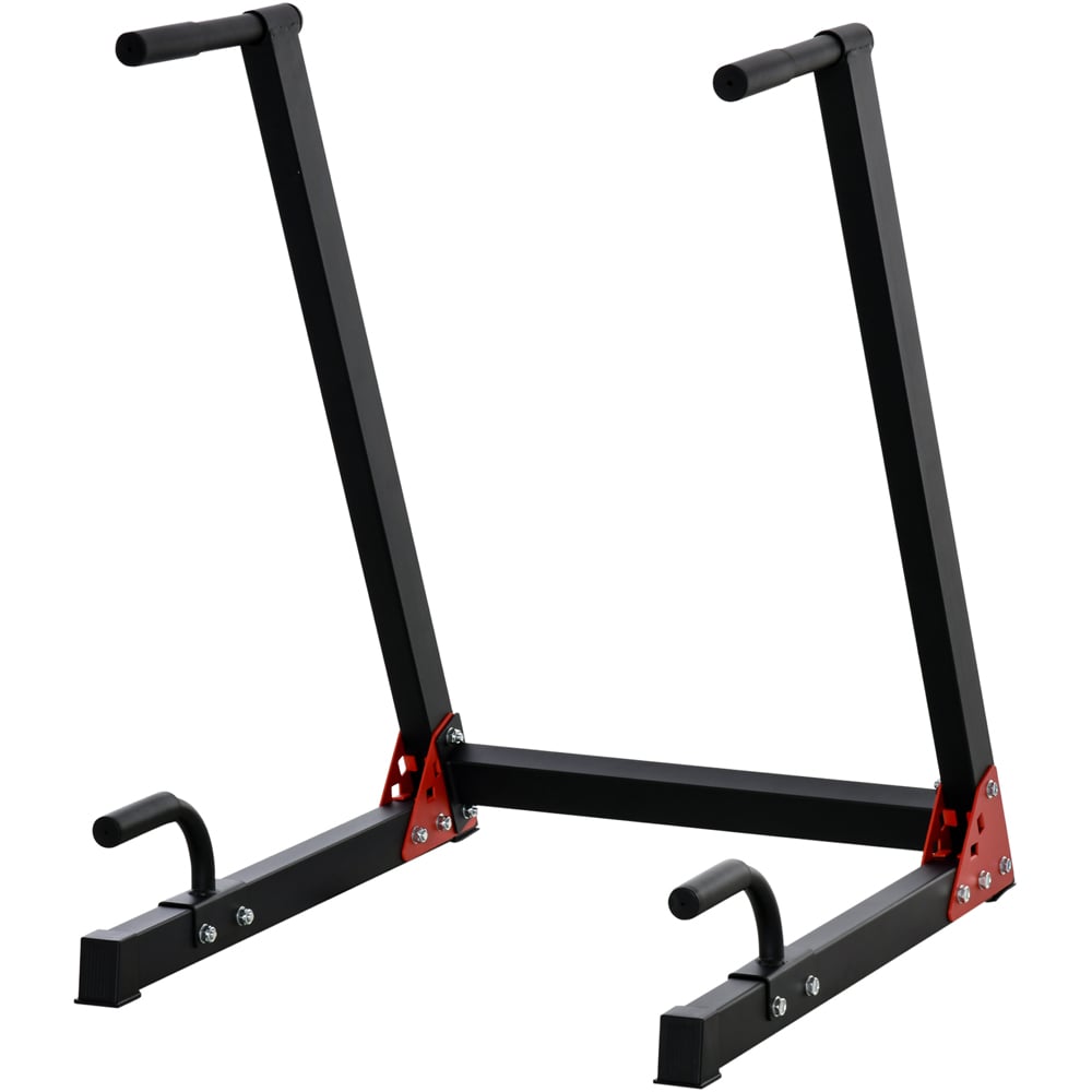 HOMCOM Black Heavy Duty Dip Stand Station Image 1