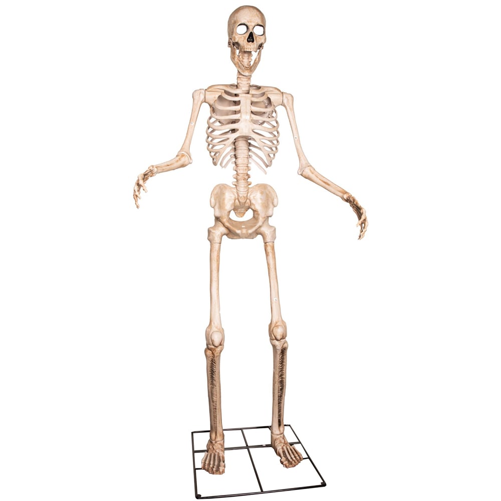 Samuel Alexander Animatronic Standing Giant Halloween Skeleton Decoration 8ft Image 1
