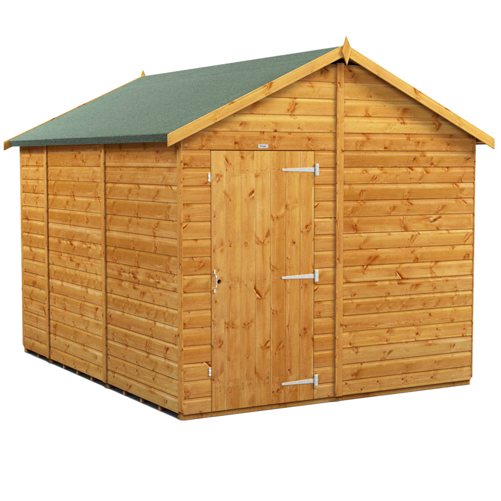 Power Sheds 10 x 8ft Apex Wooden Shed Image 1