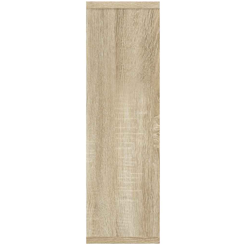 vidaXL 8 Shelf Sonoma Oak Geometric Wall Mounted Bookcase Image 6