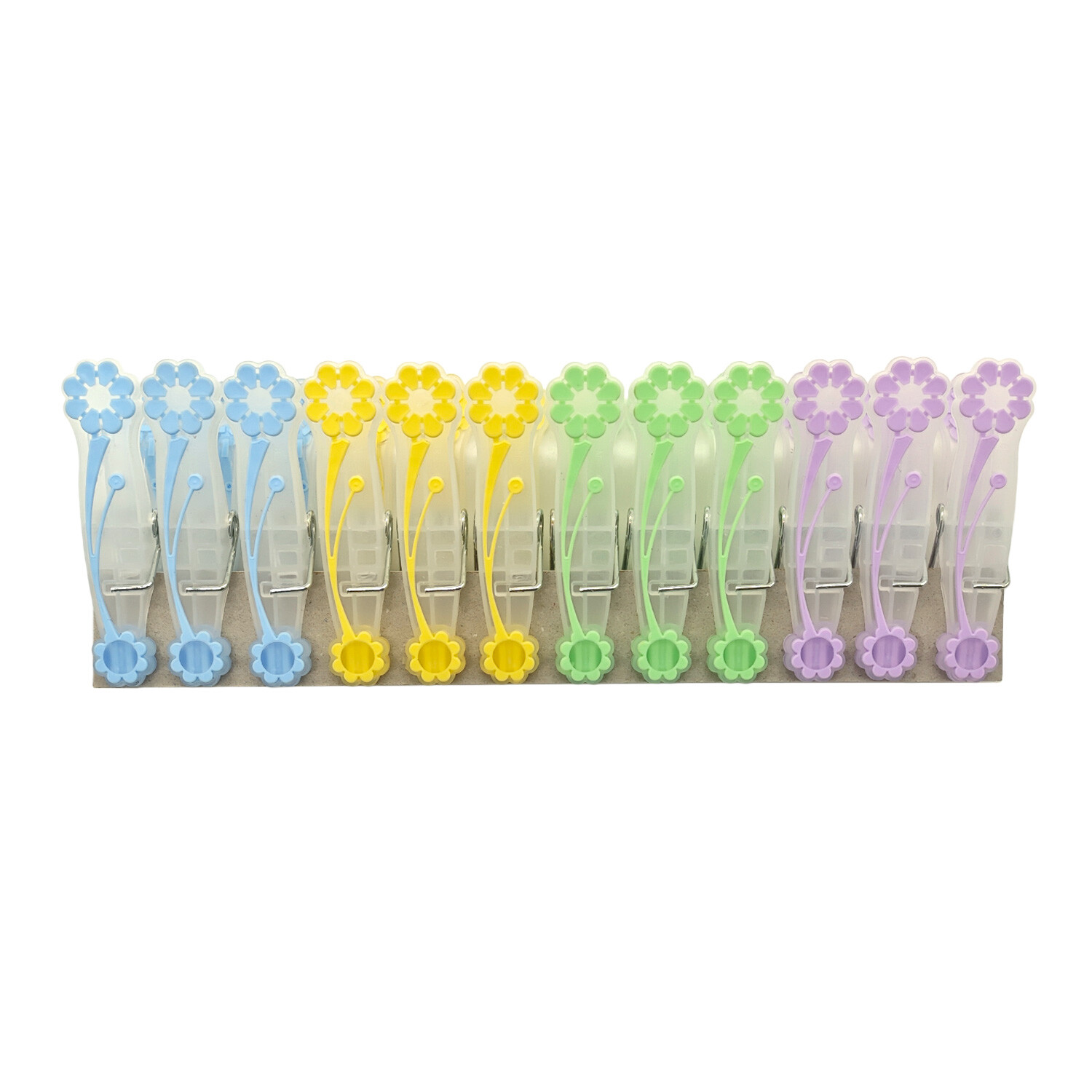 Pack of 24 Flower Pegs Image