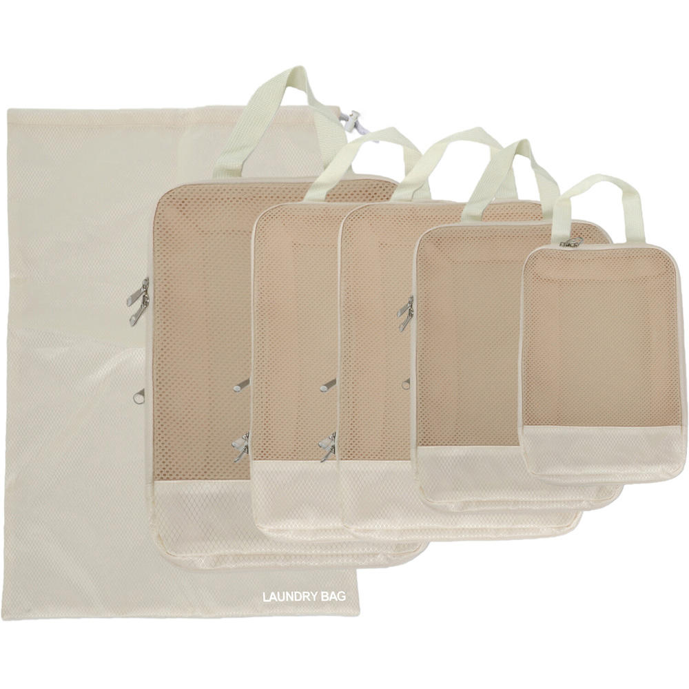 Pack of 6 Compression Packing Cubes Image 2