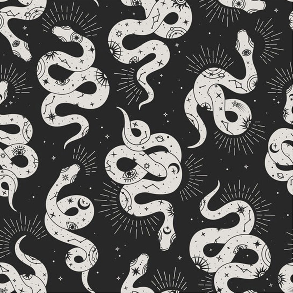 Bobbi Beck Eco Luxury Snake Black Wallpaper Image