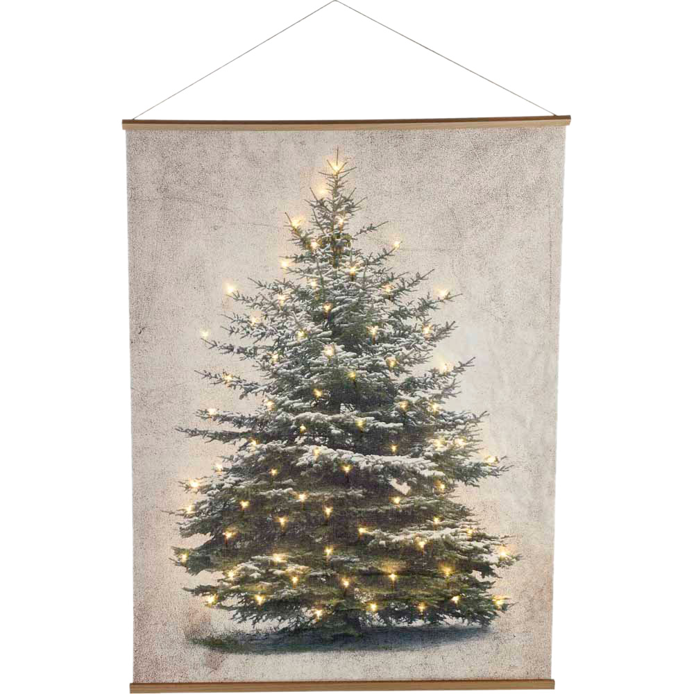 Wilko LED Wall Hanging Christmas Tree Image 1