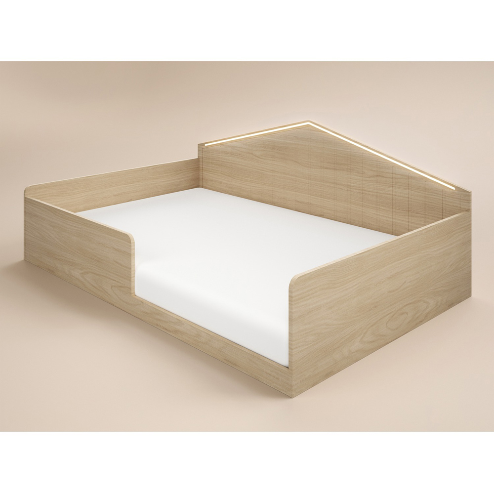 Flair Wilbur Small Double Natural Montessori Bed Image 2