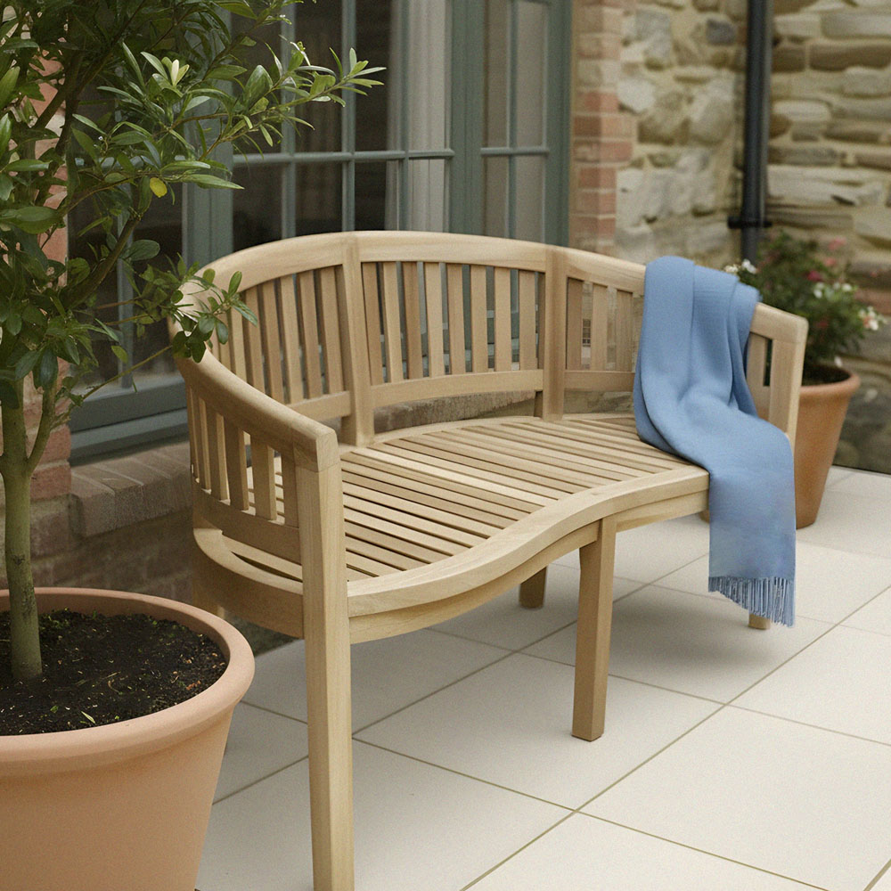 Charles Bentley San Diego Teak Bench Image 7