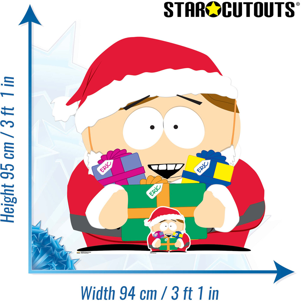 Star Cutouts South Park Cartman as Santa Cardboard Cutout Image 6