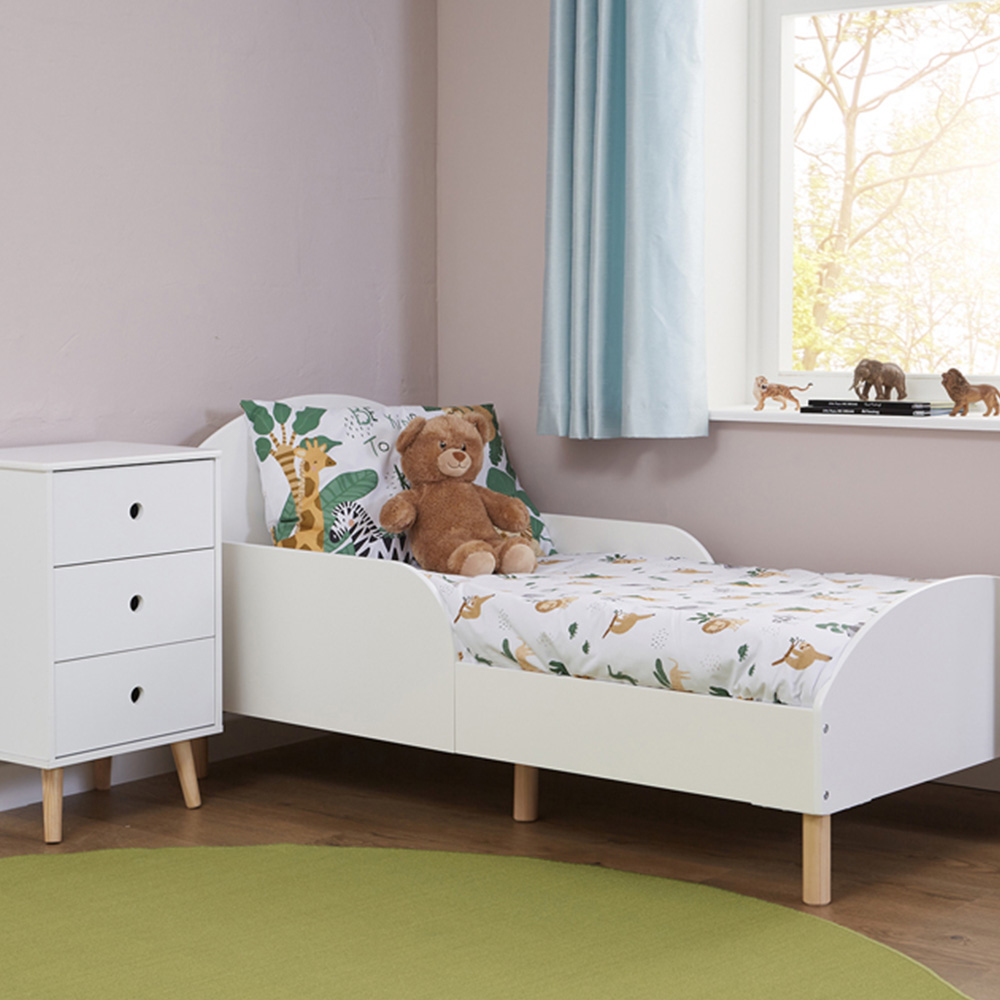 Liberty House Toys White Toddler Bed Image 5