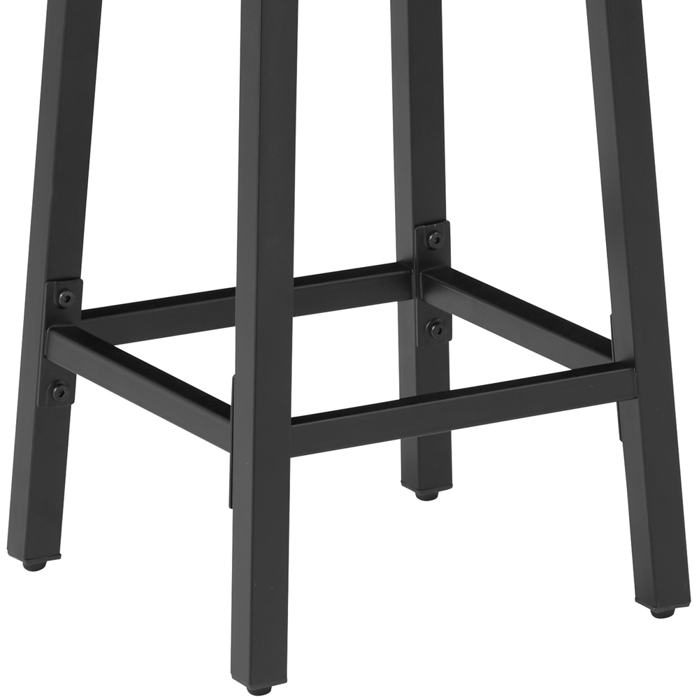 tectake Corby Light Wood Oak Sonoma Set of 2 Bar Stool Image 7
