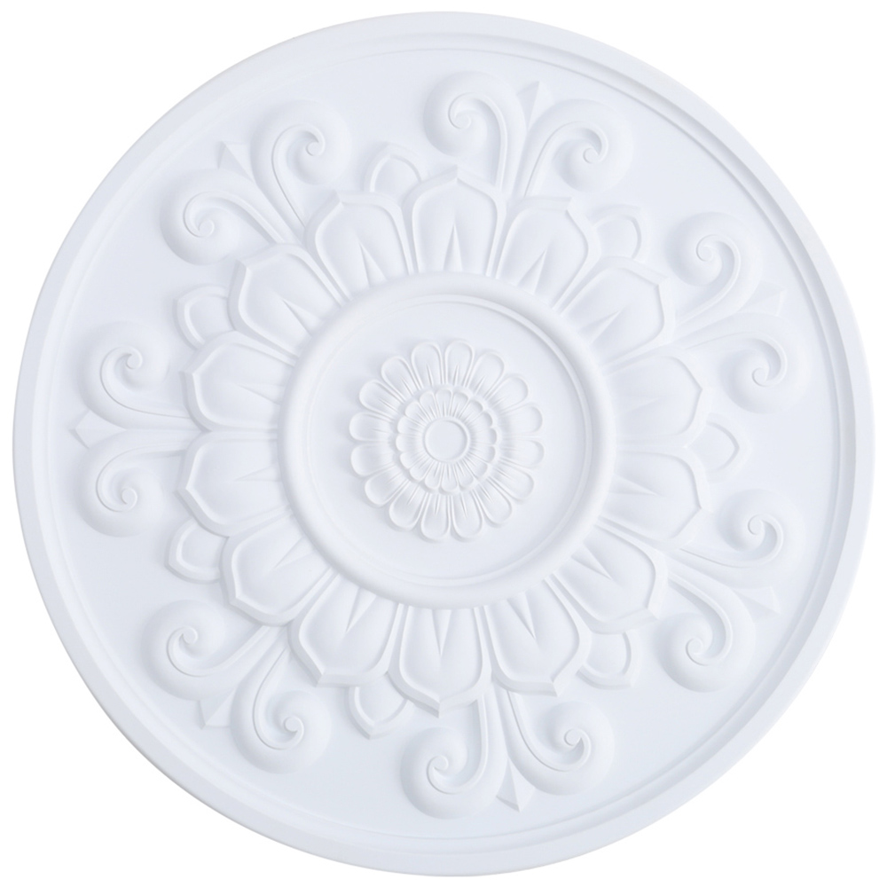 Living and Home Polyurethane Ceiling Medallion 33 inch Image 1