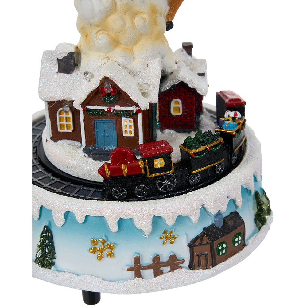 Living and Home Santa and Reindeer LED Music Box Image 5