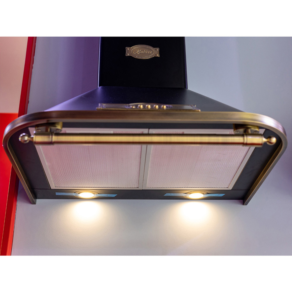 Kaiser Empire Black 90cm Wall Mounted Cooker Hood Image 3