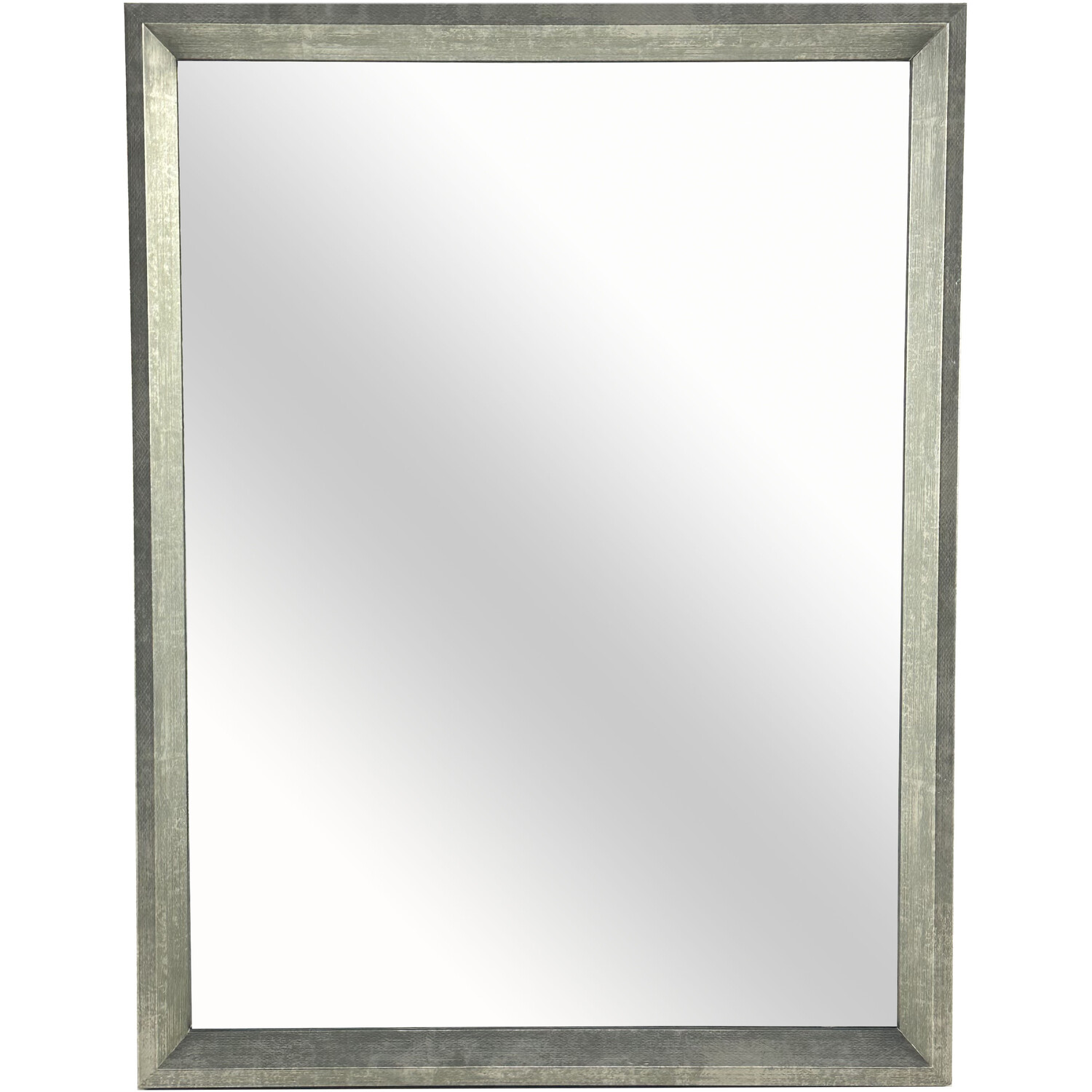 Rowan Metallic Effect Mirror - Grey Image 1