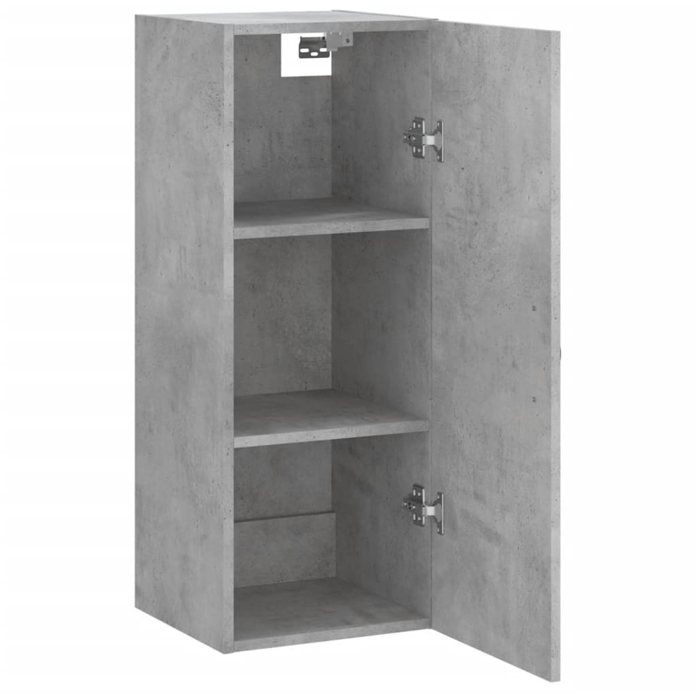 vidaXL Single Door Concrete Grey Wall Mounted Cabinet Image 5