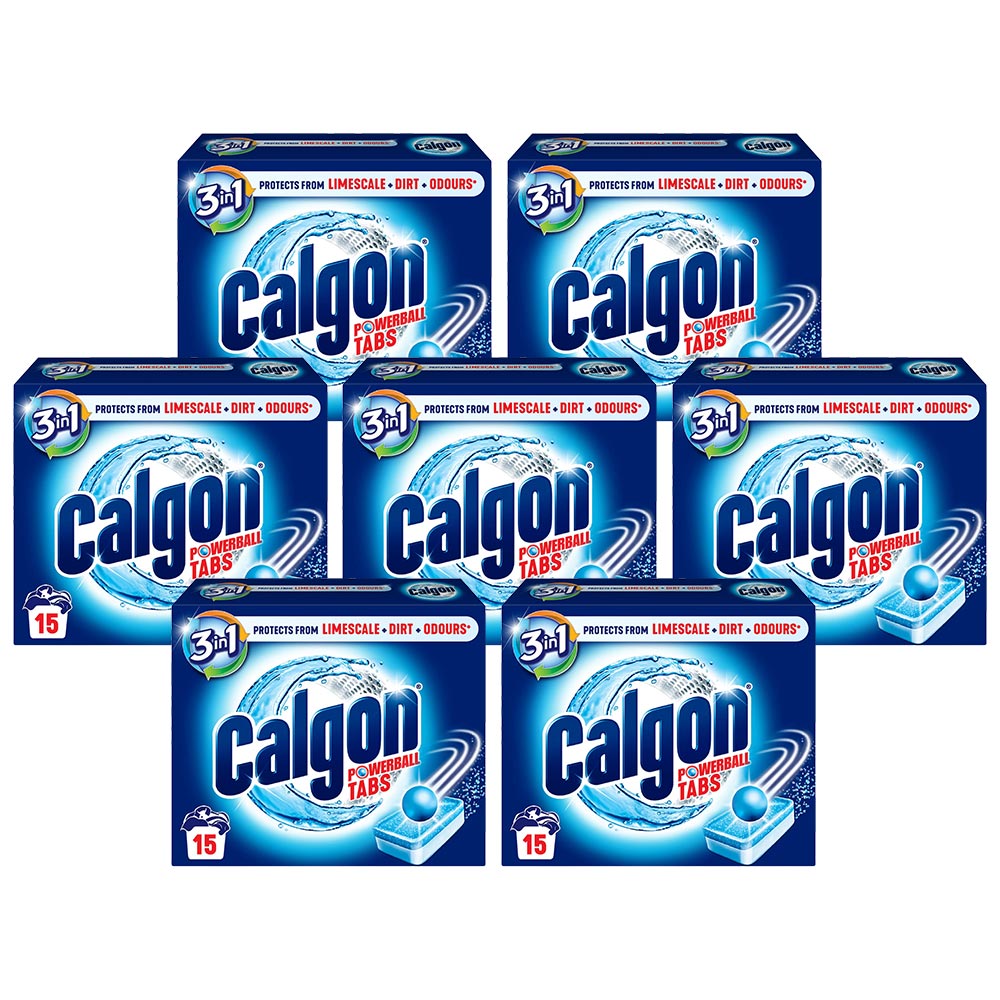Calgon 3 in 1 Water Softener Power Powder Case of 7 x 600g Image 1
