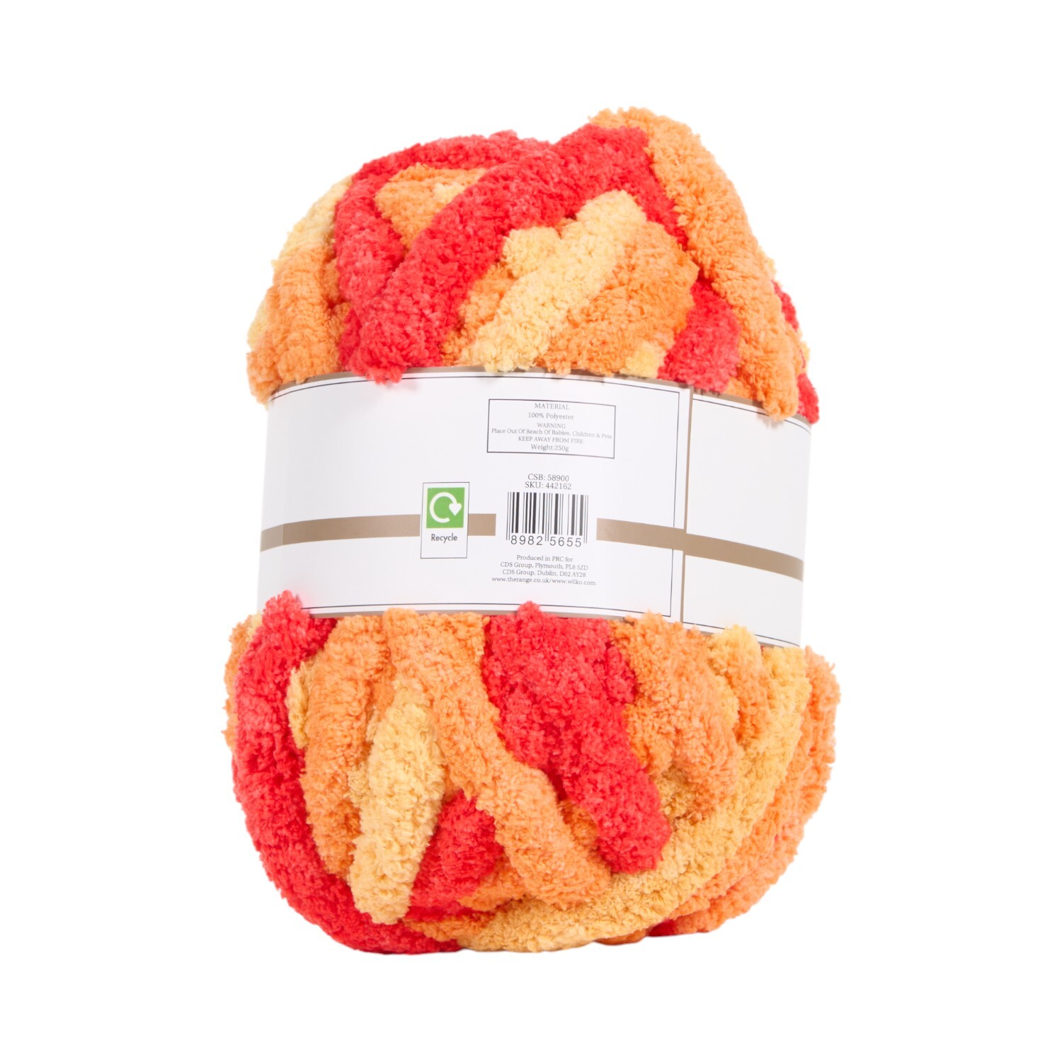 Jumbo Soft Touch Yarn Multi Orange Image 2