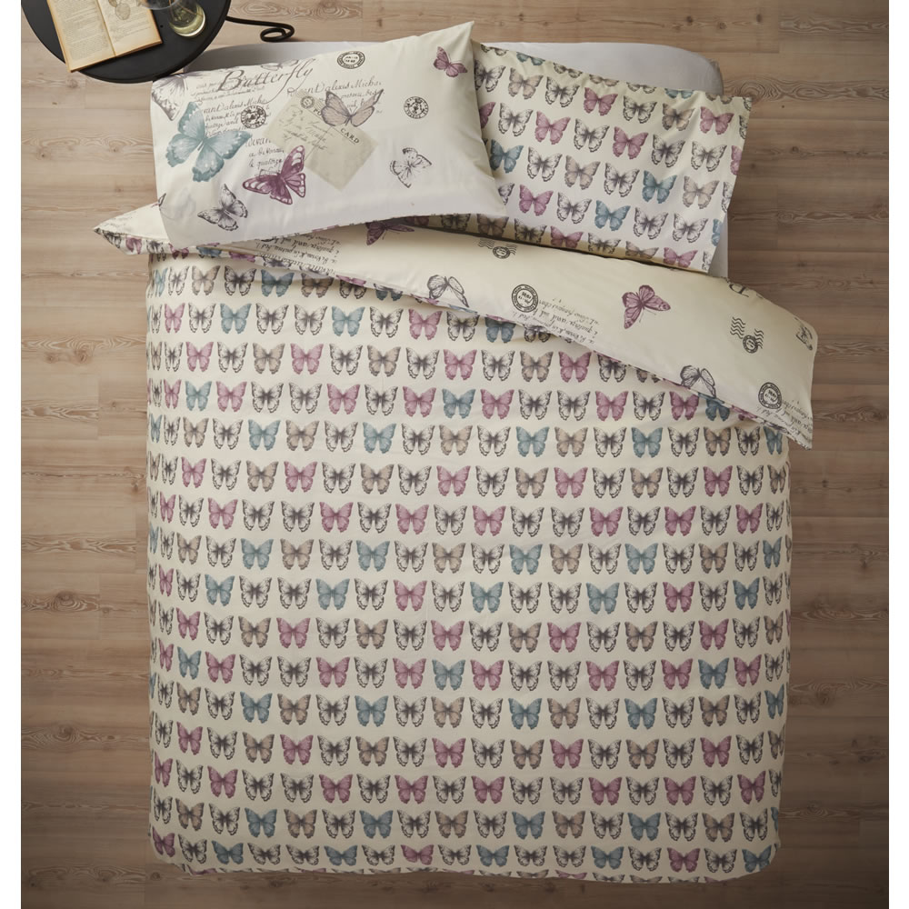 Wilko Heritage Butterfly Double Duvet Set Image 3