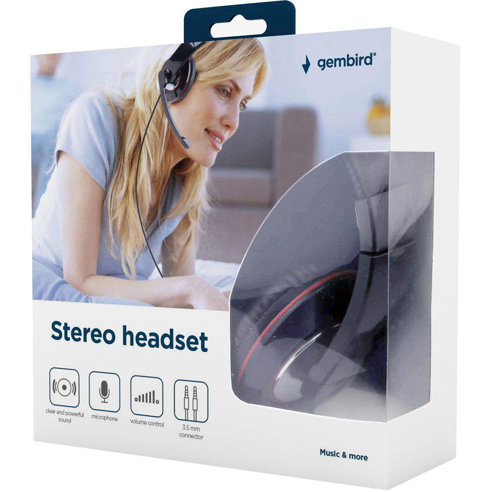 Gembird Stereo Sound 3.5mm PC Headset with Mic and Volume Control Image 4