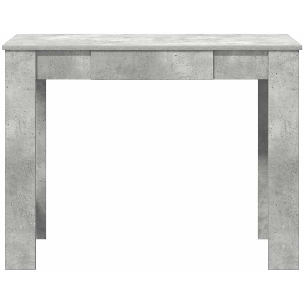 vidaXL Single Drawer Computer Desk Concrete Grey Image 3
