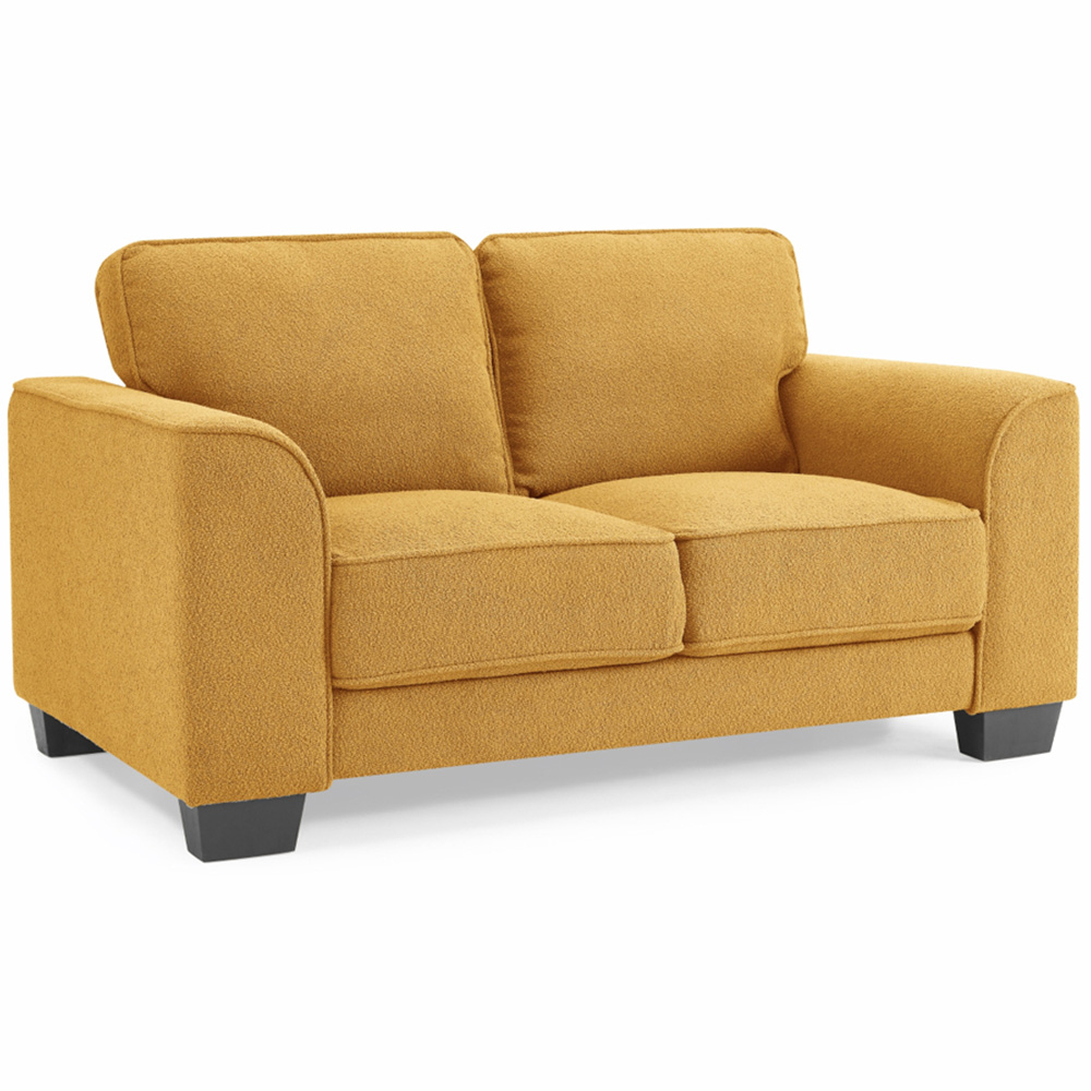 Home Detail Jada 2 Seater Mustard Boucle Sofa Image 2