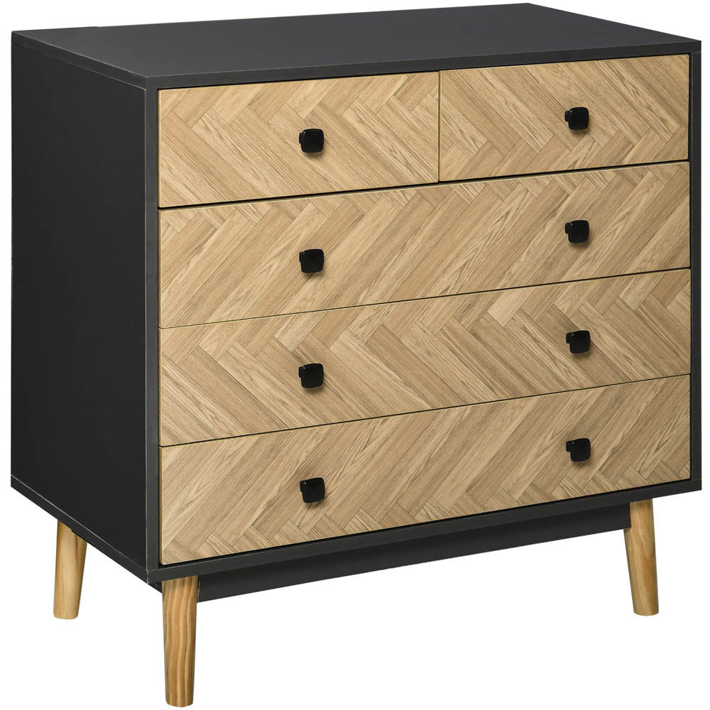 Portland 5 Drawer Multicolour Sideboard Image 2