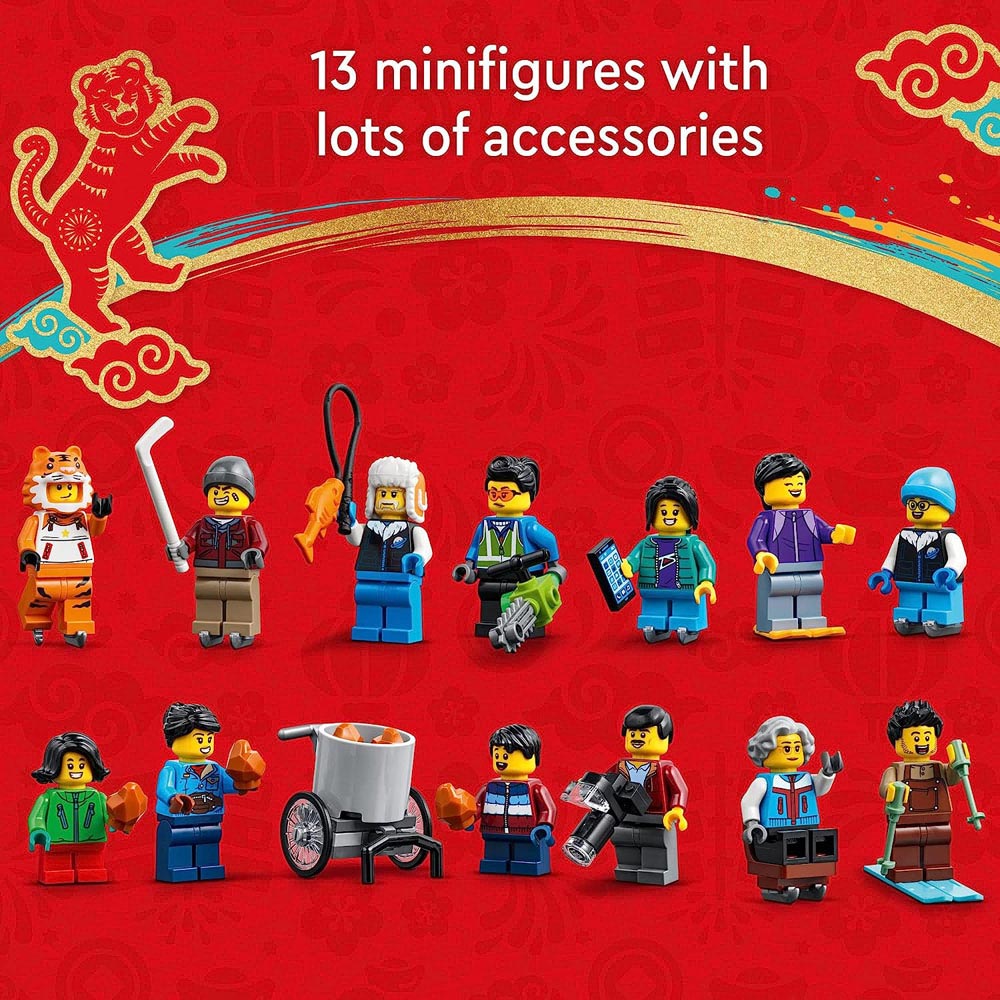 LEGO 80109 Lunar New Year Ice Festival Building Set Image 6